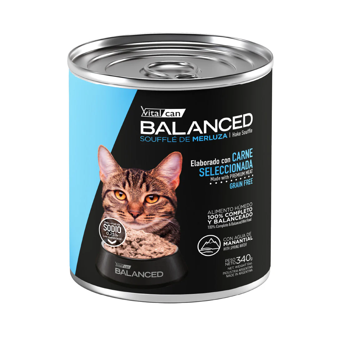 Lata Balanced Gato Adulto Souffle Merluza - Image 2