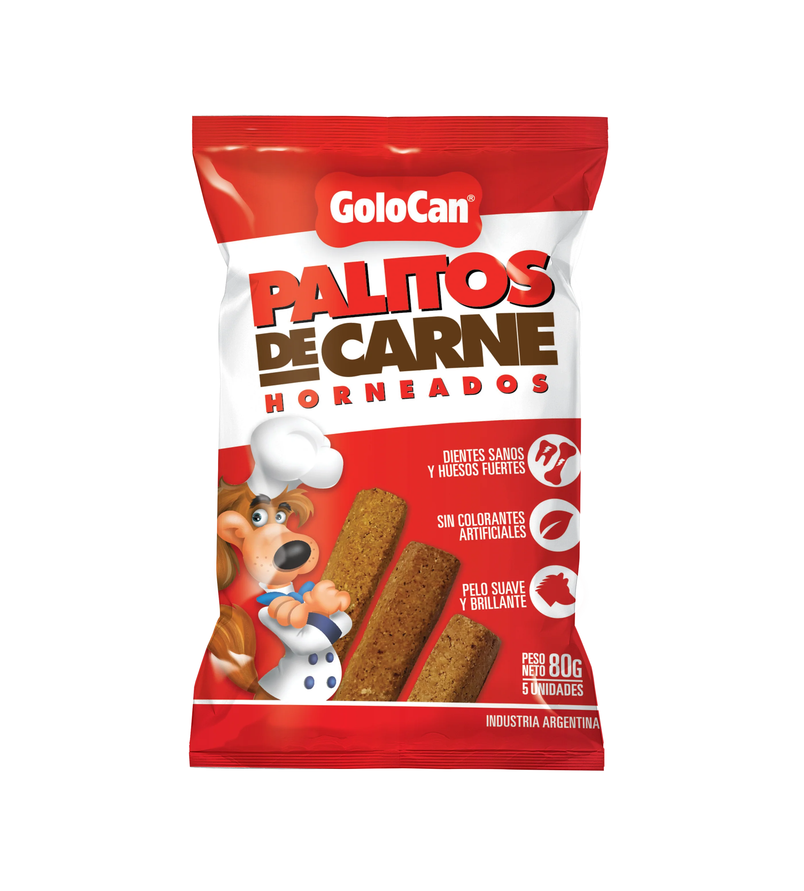 Palitos Golocan Perro Carne